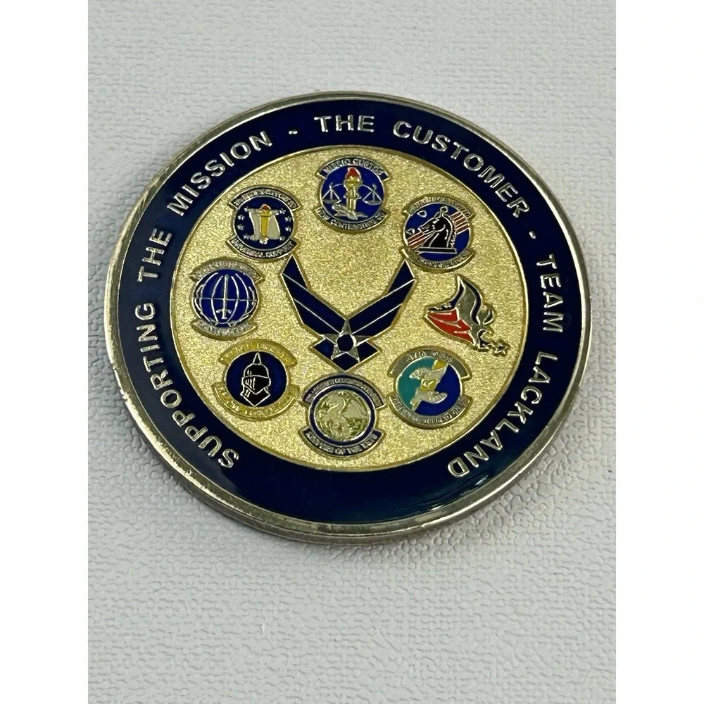 37th Mission Support Group Challenge Coin Presented By The Commander USAF